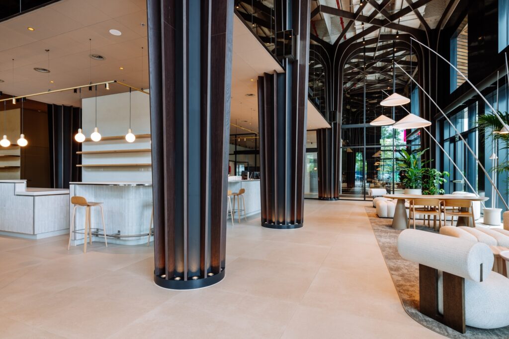 Moderne kantoorinrichting in Wonderwoods Utrecht