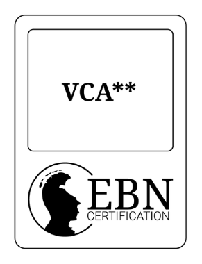 VCA-certificeringslogo met de tekst "VCA**" en "EBN Certification".